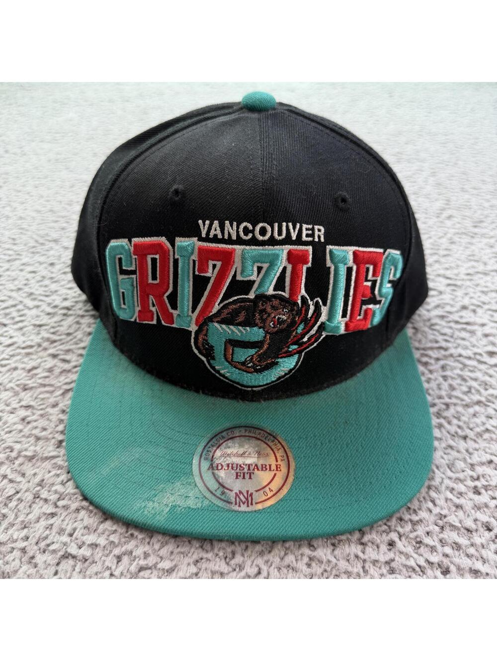Vancouver‎ Grizzlies Mitchell & Ness Hardwood Classics Snapback Hat NBA Cap